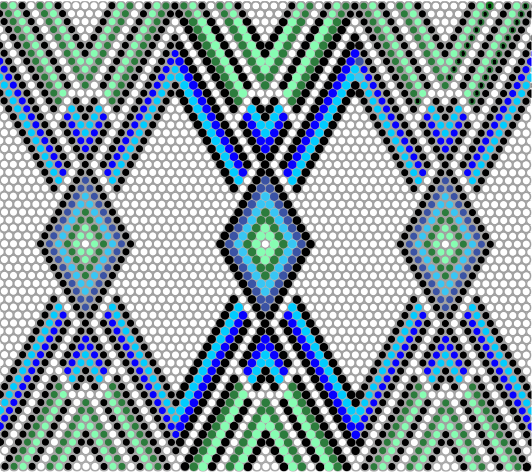 1044G Diamond Aztec Green
