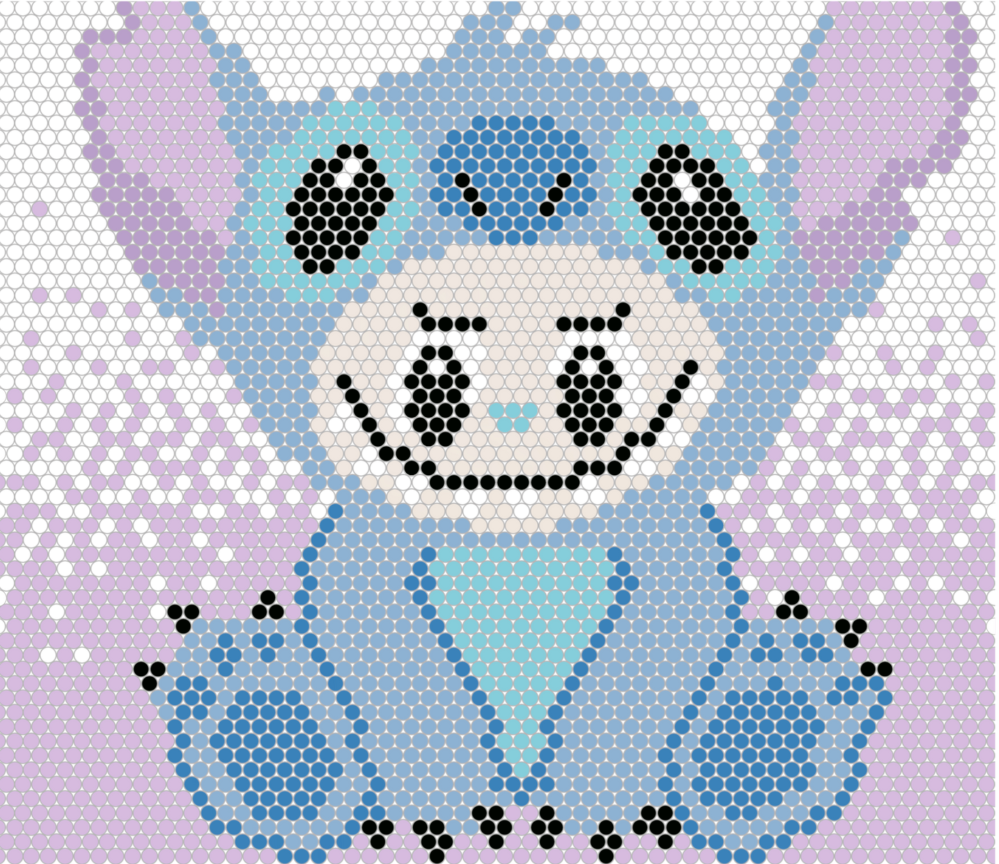 1101 Little Monster Blue