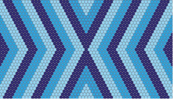 5009 Blue Diamond Design