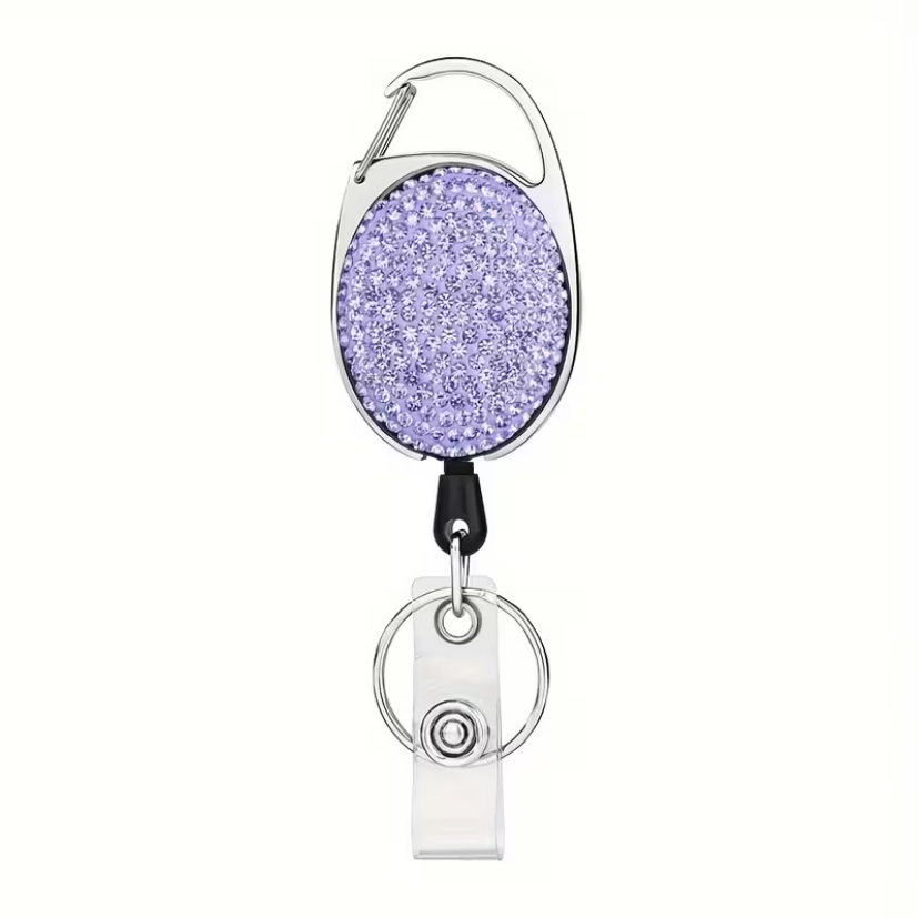 Rhinestone Pull Cord for ID Badges