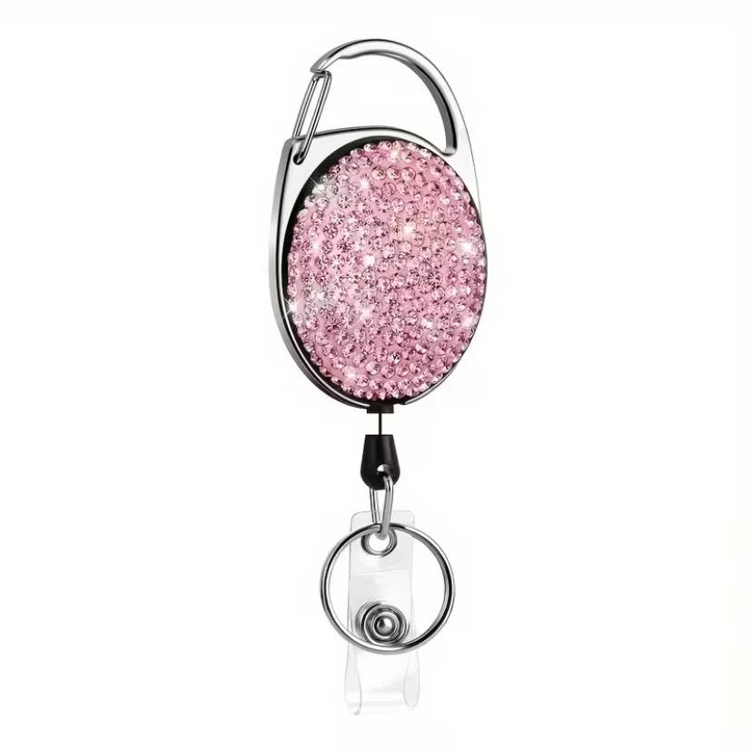 Rhinestone Pull Cord for ID Badges