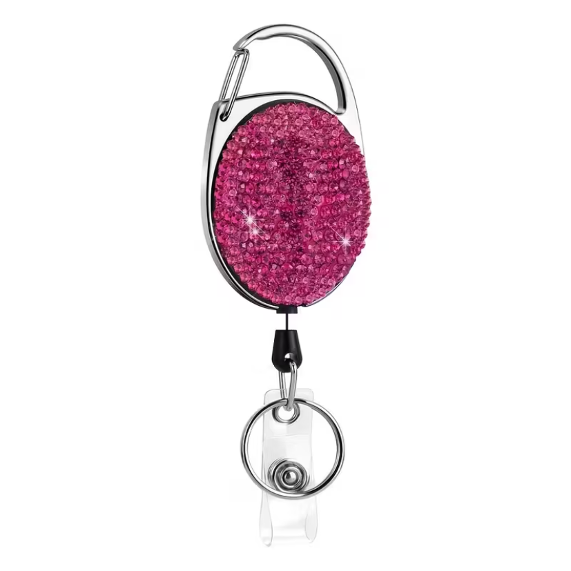 Rhinestone Pull Cord for ID Badges