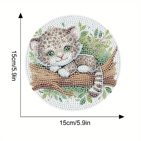 Set 8 Place Mat Kit 3 Cute Animal Design
