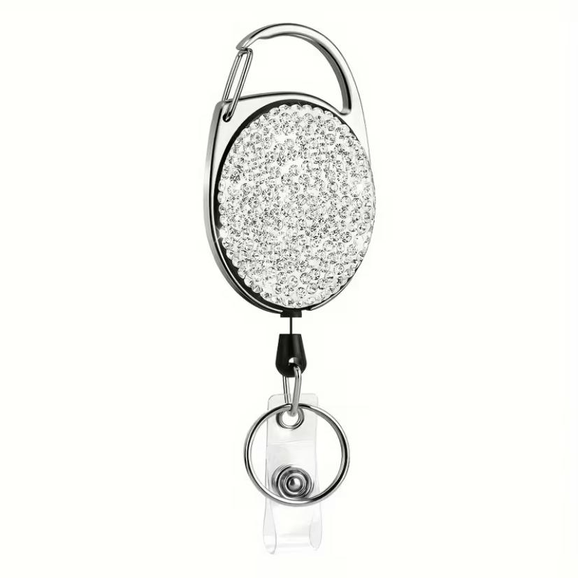 Rhinestone Pull Cord for ID Badges