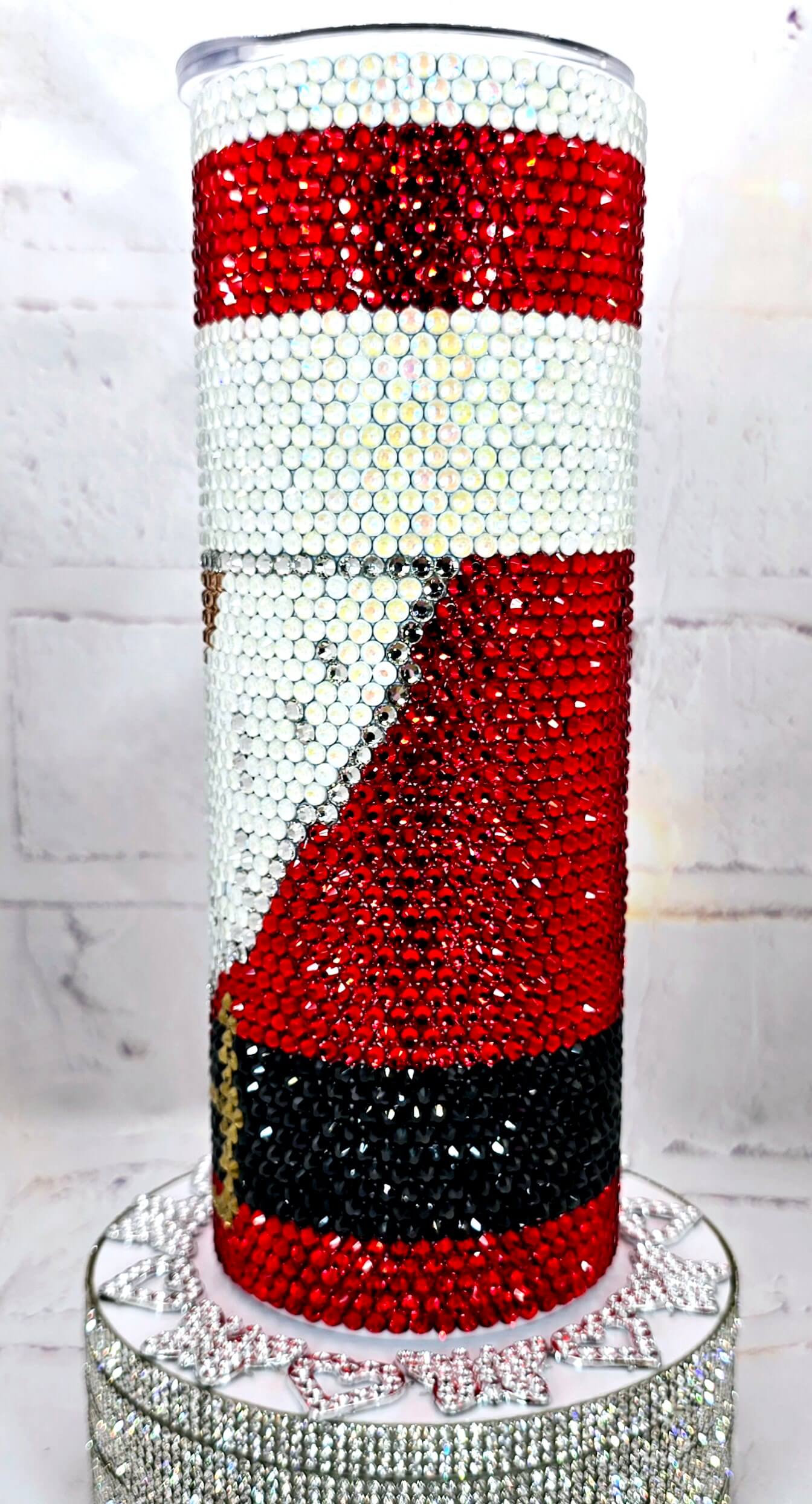 1009 Santa 20oz Rhinestone Tumbler