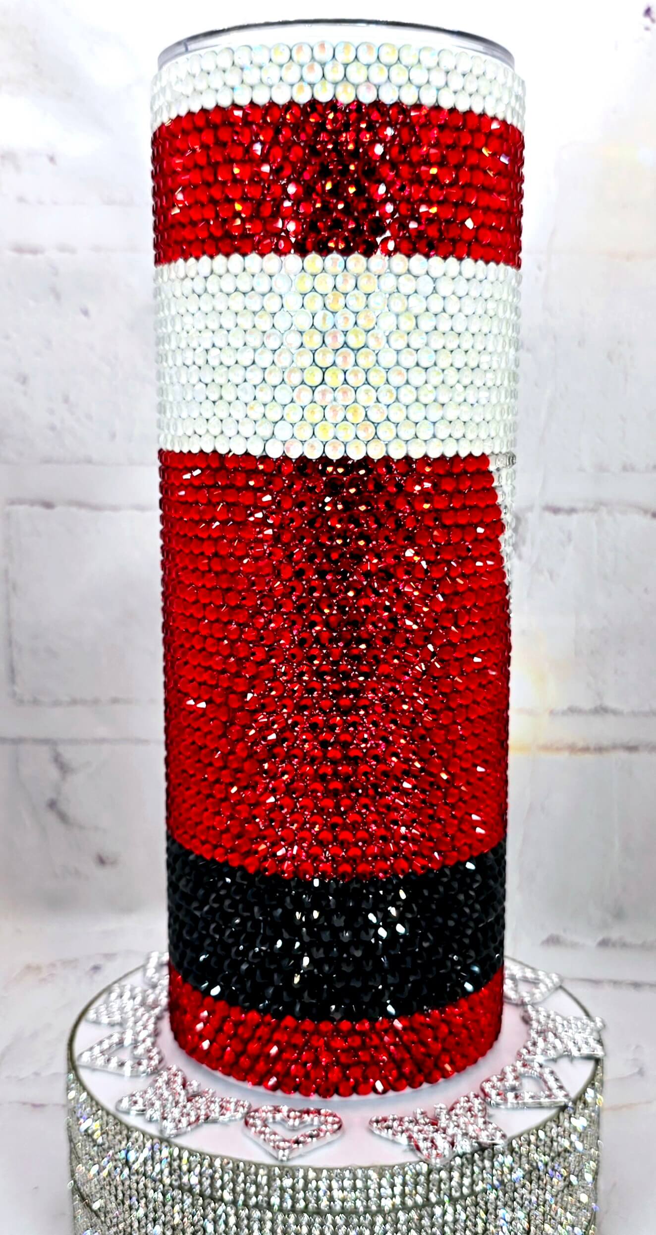 1009 Santa 20oz Rhinestone Tumbler