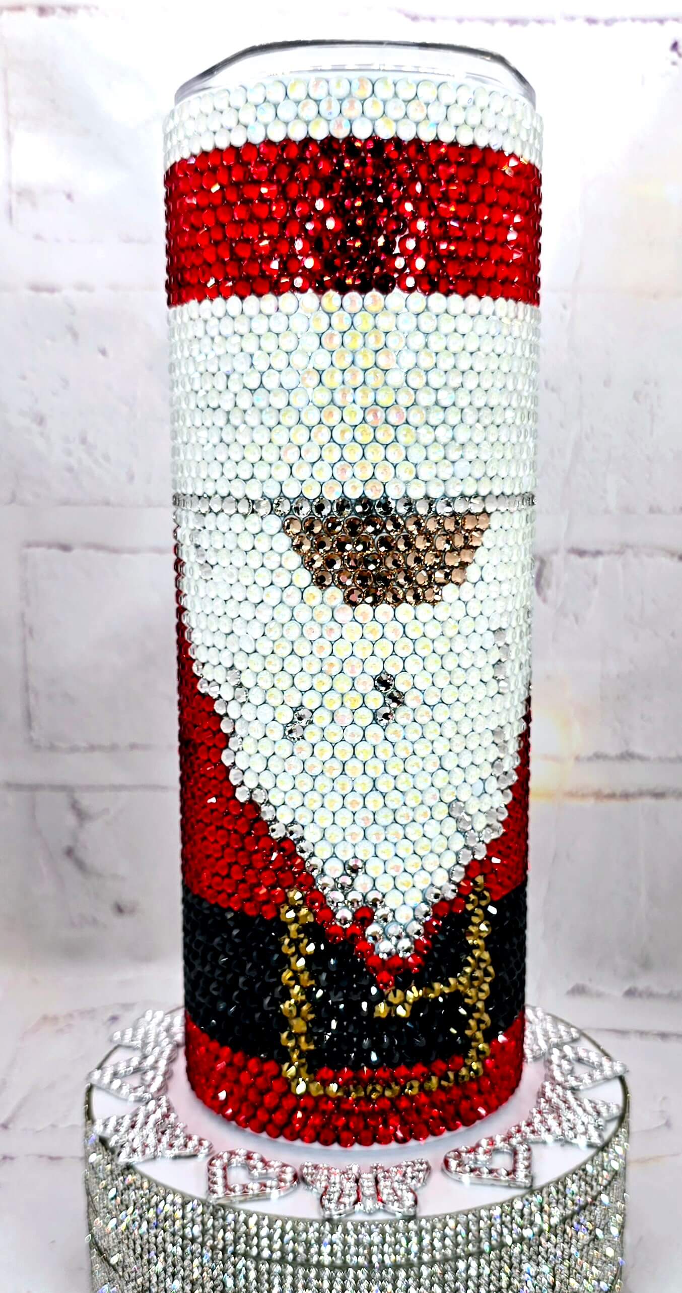 1009 Santa 20oz Rhinestone Tumbler