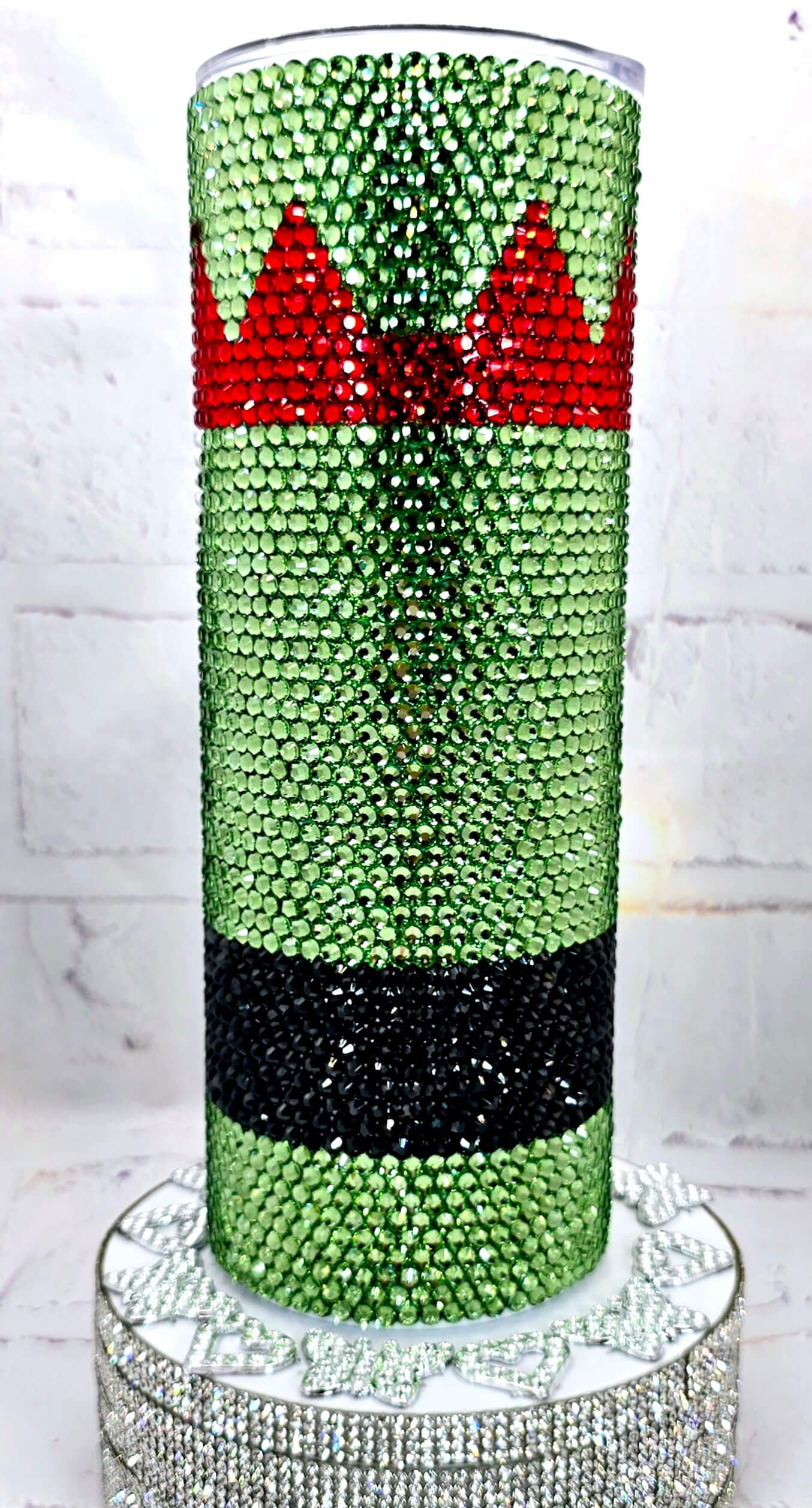 1011 Christmas Elf 20oz Rhinestone Tumbler