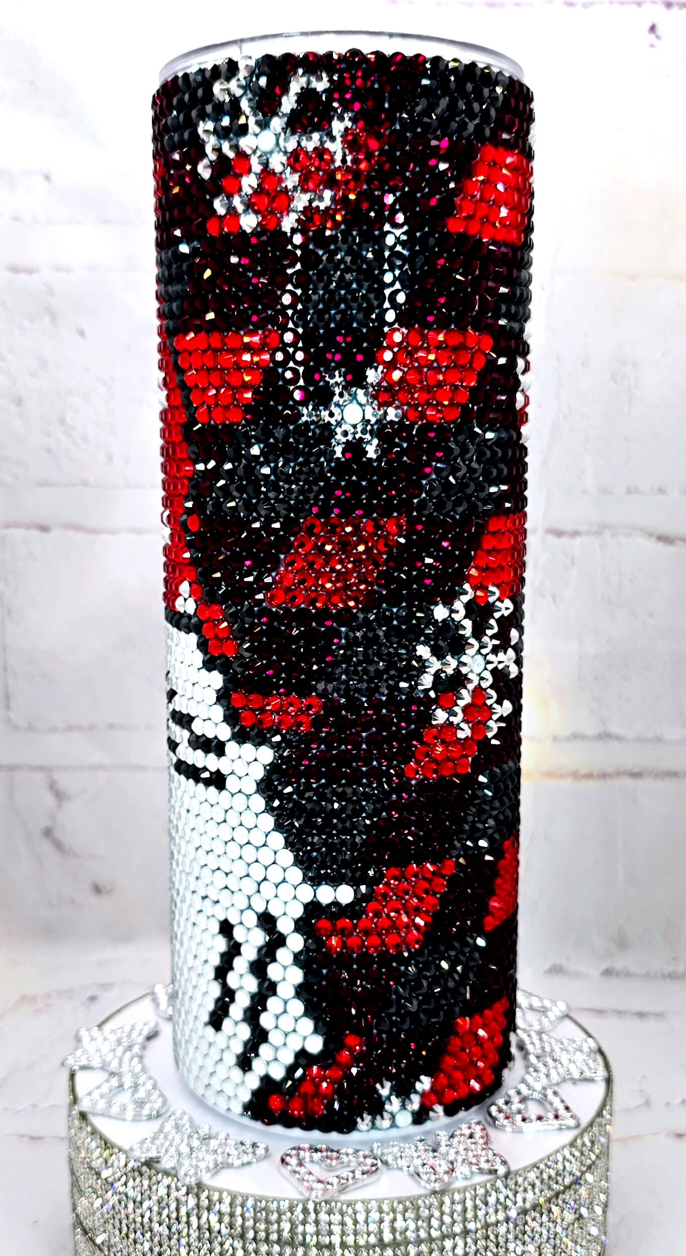 1014 Christmas Gnome 20oz Rhinestone Tumbler