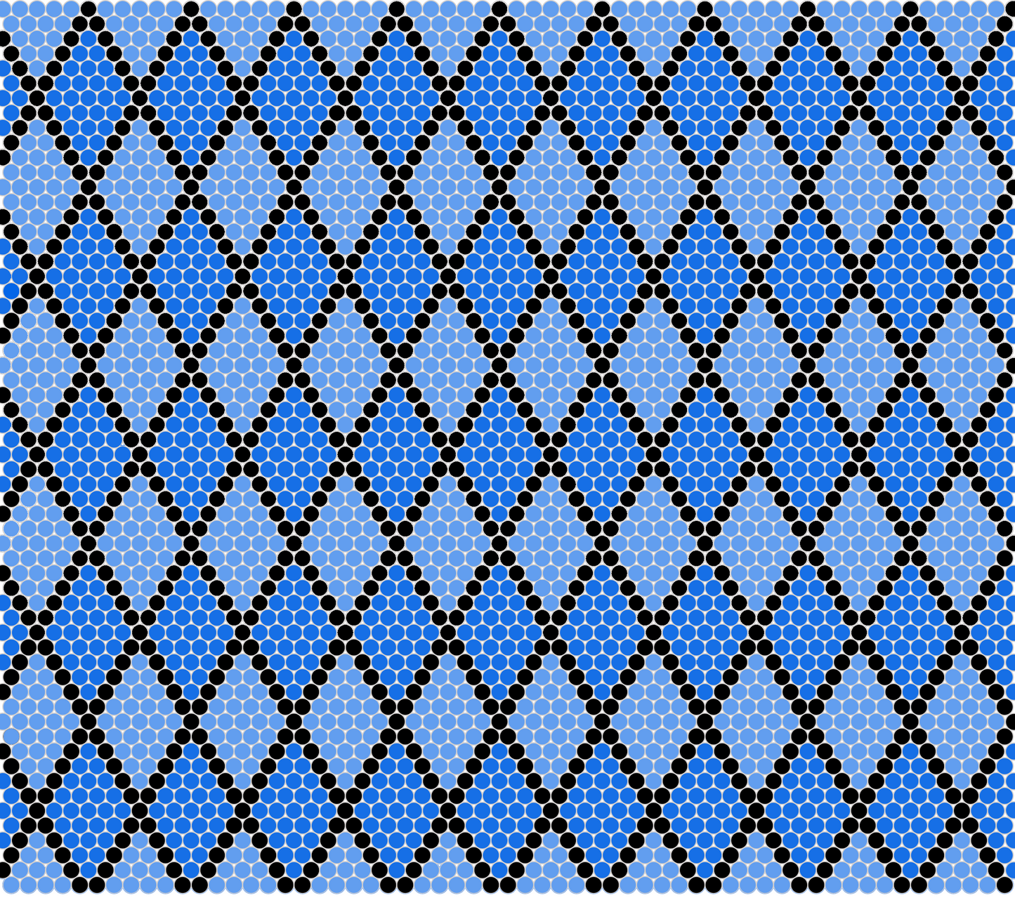1020B Blue Diamonds