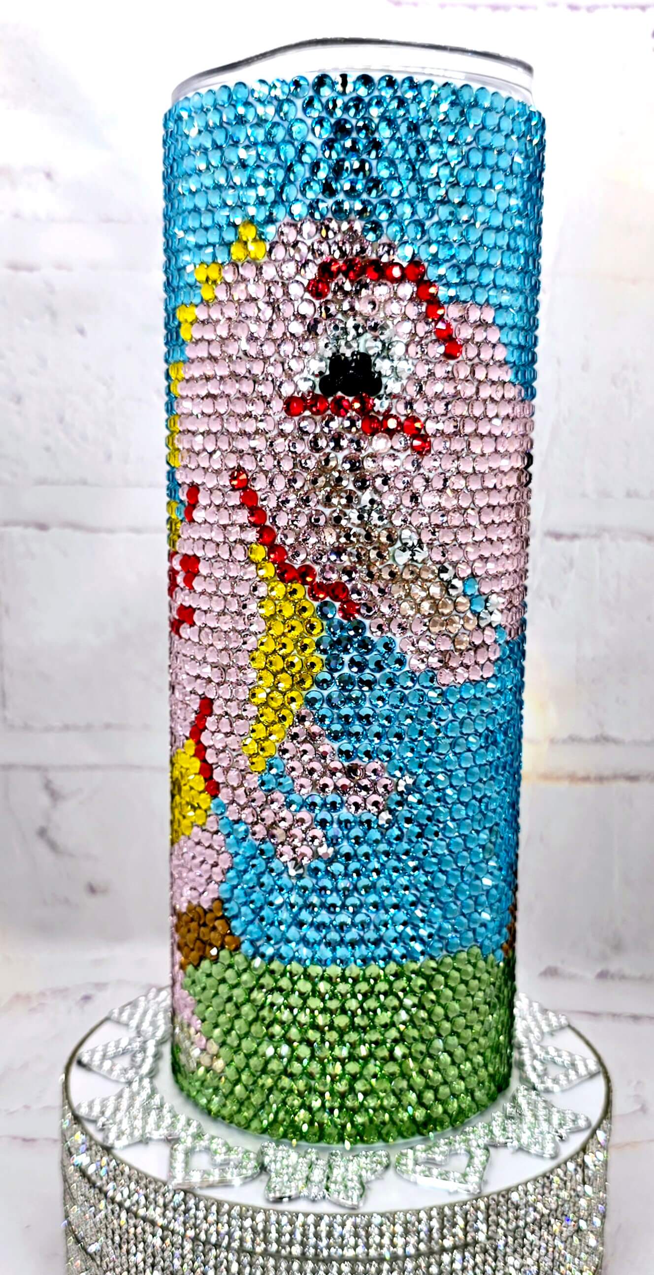 1057 T Rex 20oz Rhinestone Tumbler