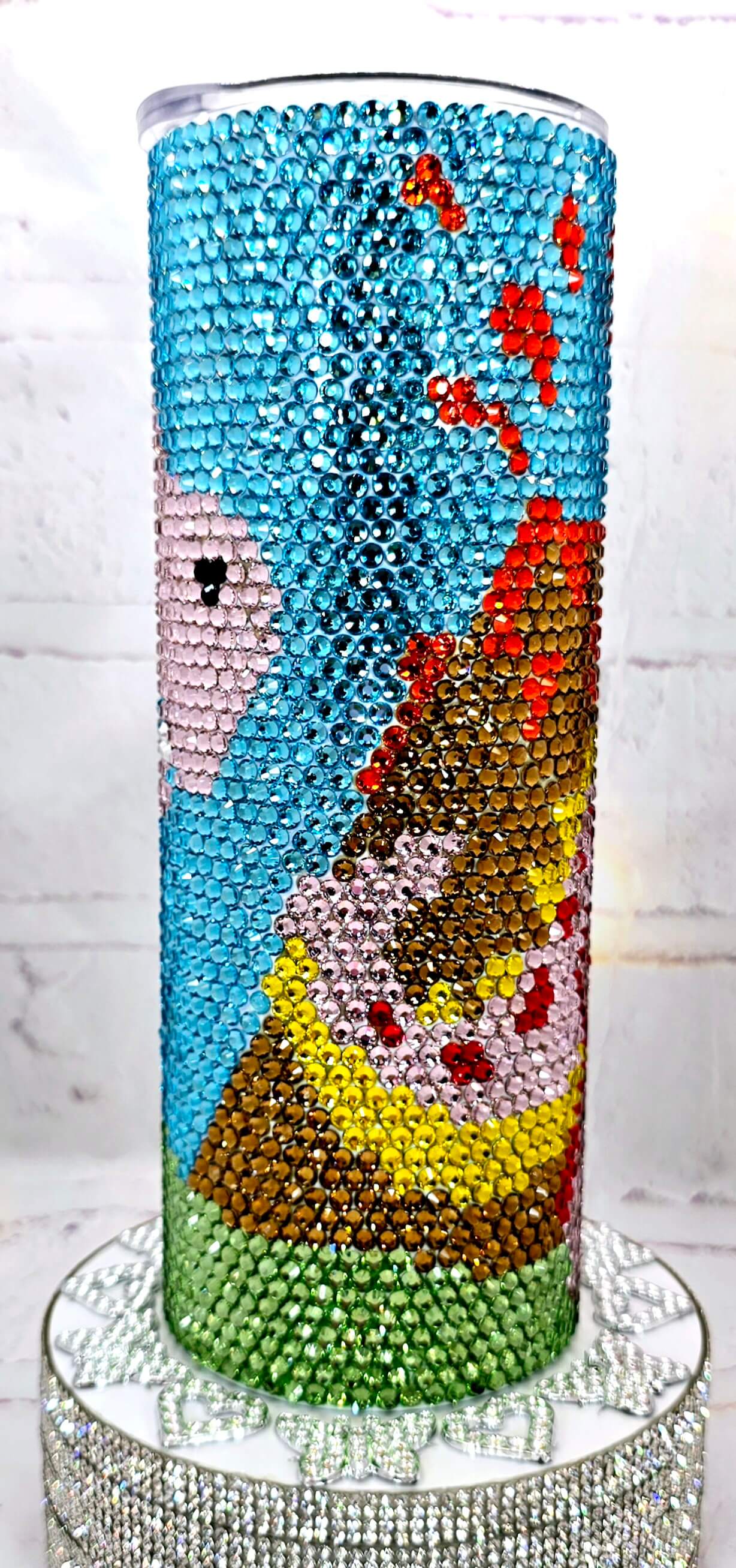 1057 T Rex 20oz Rhinestone Tumbler