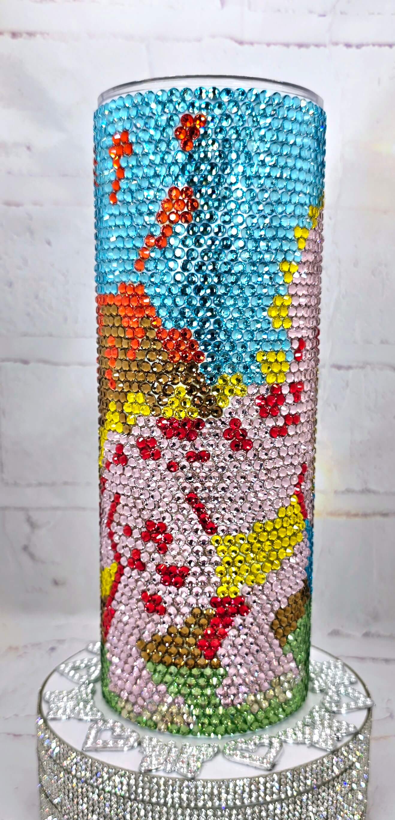 1057 T Rex 20oz Rhinestone Tumbler