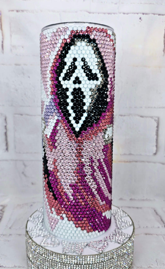 10570 Ghost Hearts 20oz Rhinestone Tumbler