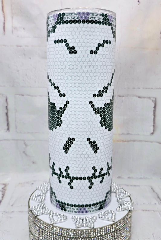 1071 Skull 20oz Rhinestone Tumbler