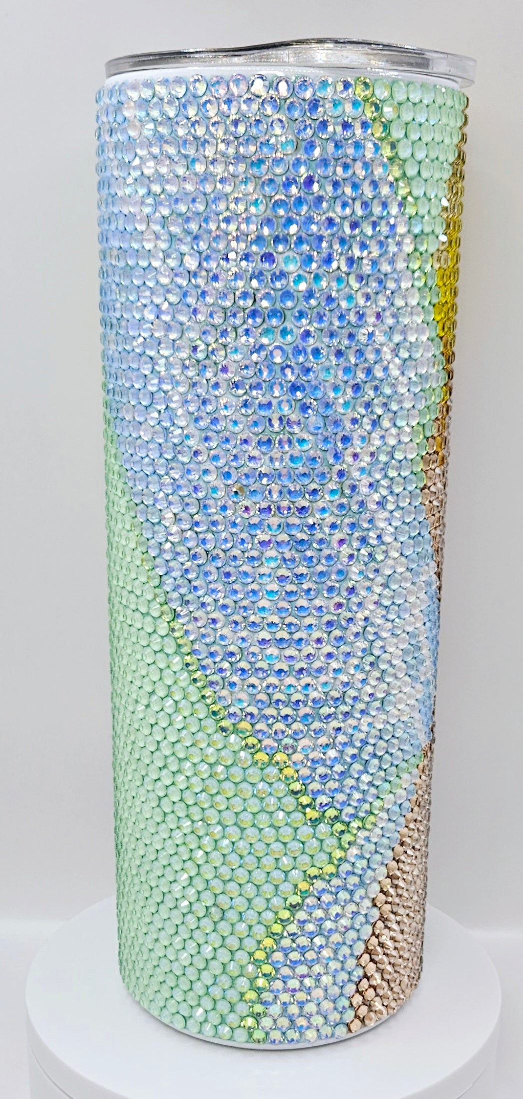 1078 Green Fairy 20oz Rhinestone Tumbler