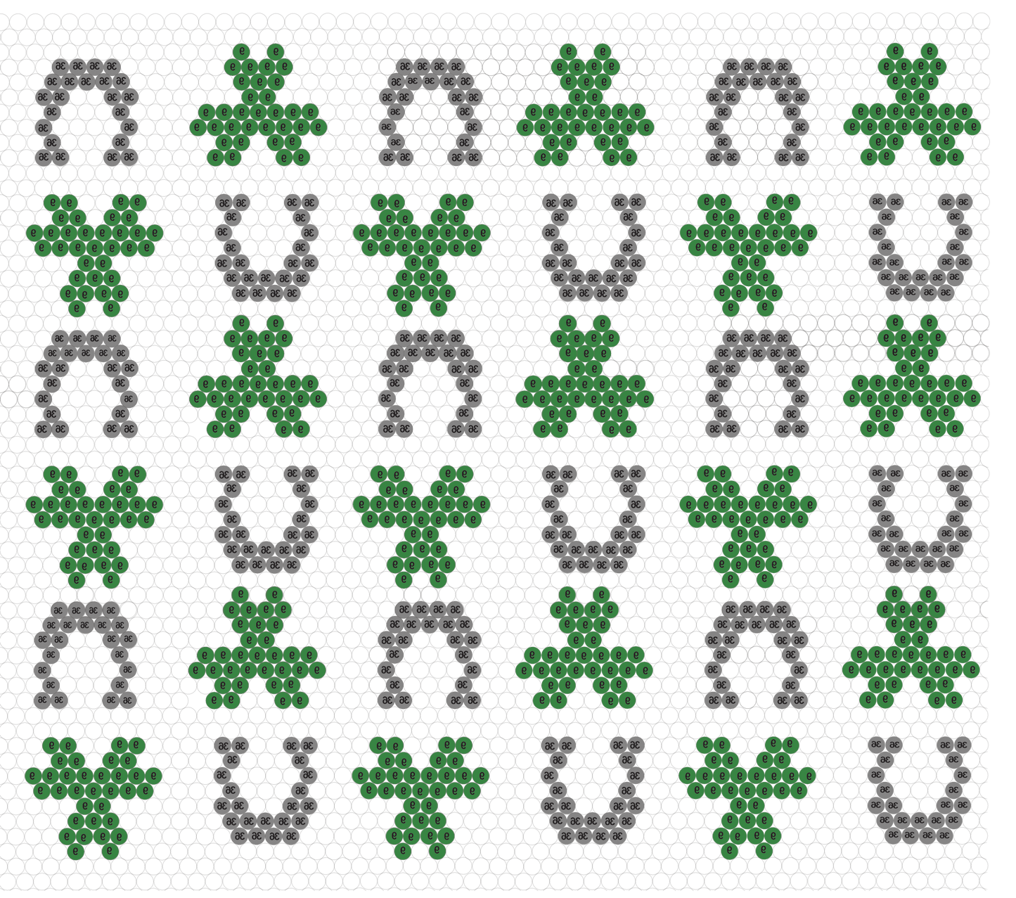 1082 Clover & Horse Shoes