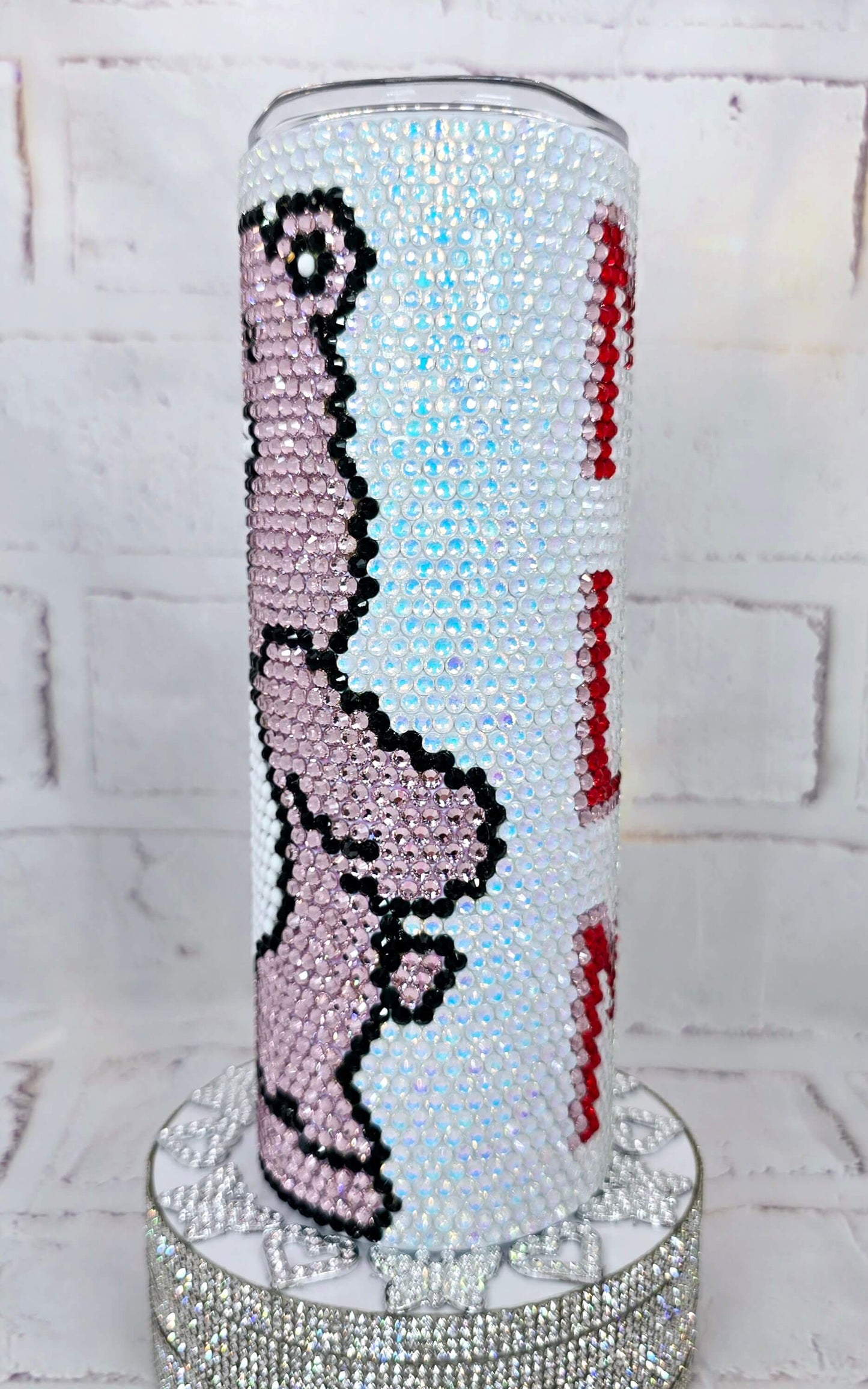 1083 Mum Bear 20oz Rhinestone Tumbler