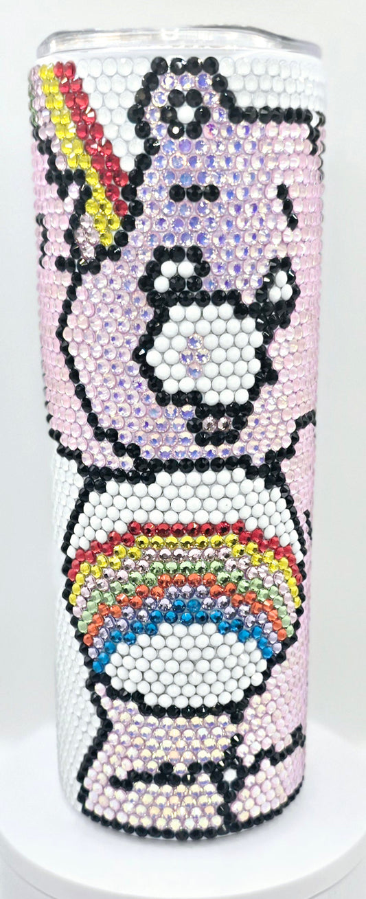 1085 RB Bear 20oz Rhinestone Tumbler