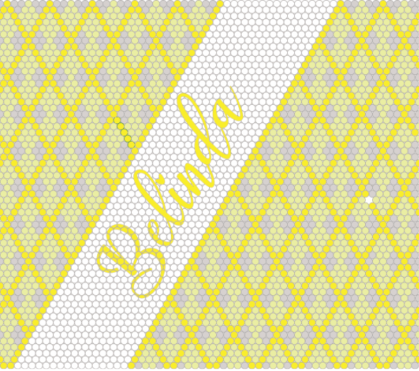1092 Personalised Lucky Diamond Yellow