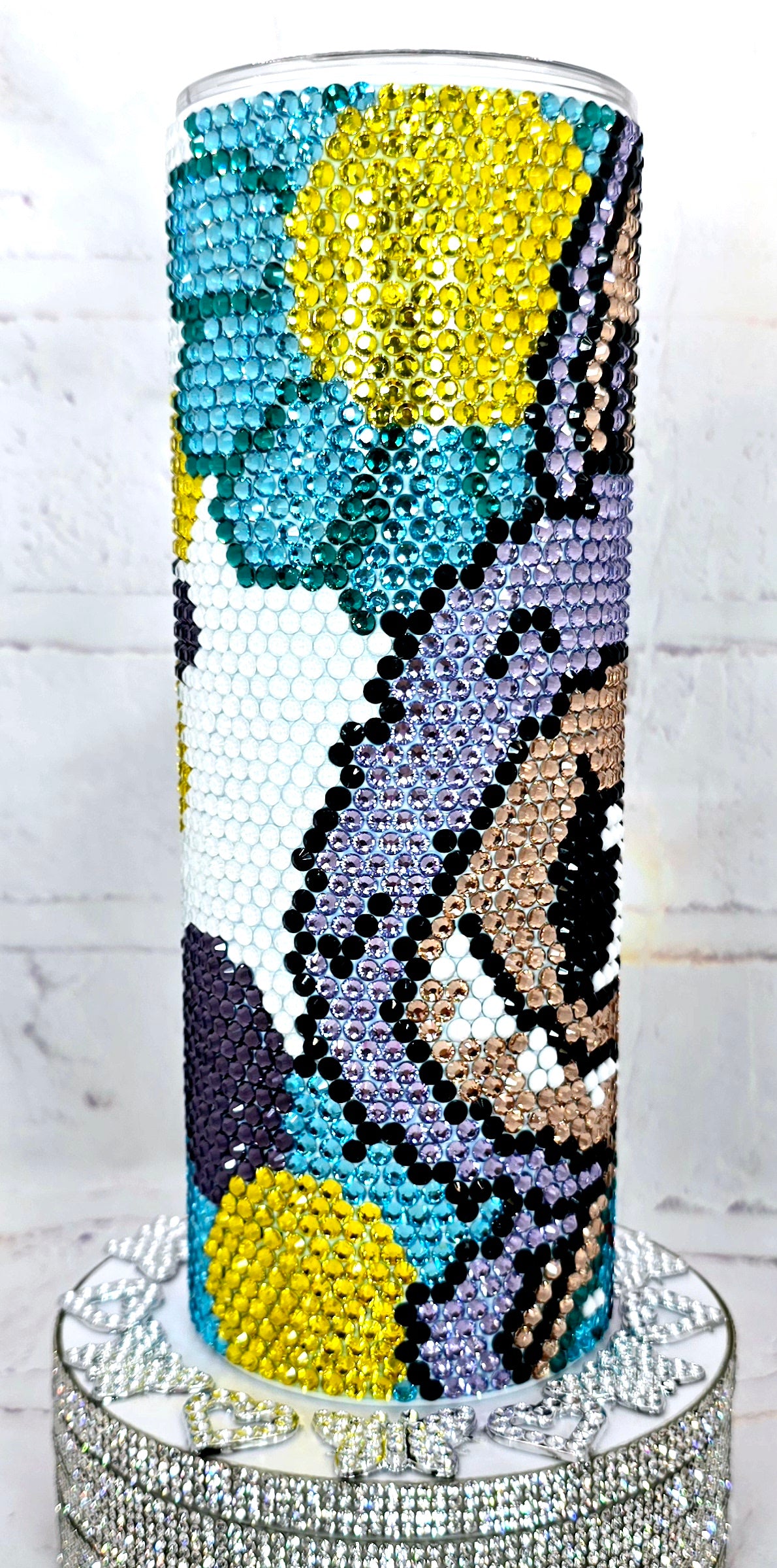 1102 Little Monster Lilac 20oz Rhinestone Tumbler