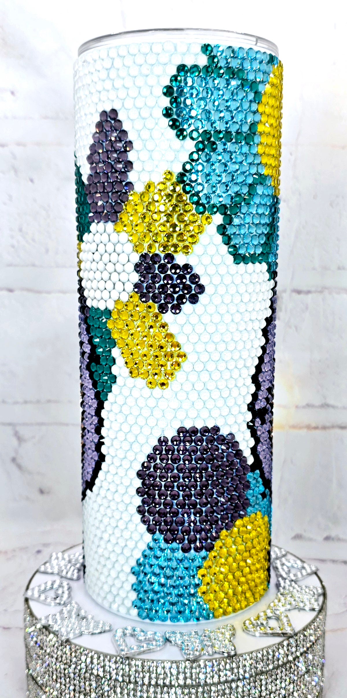 1102 Little Monster Lilac 20oz Rhinestone Tumbler