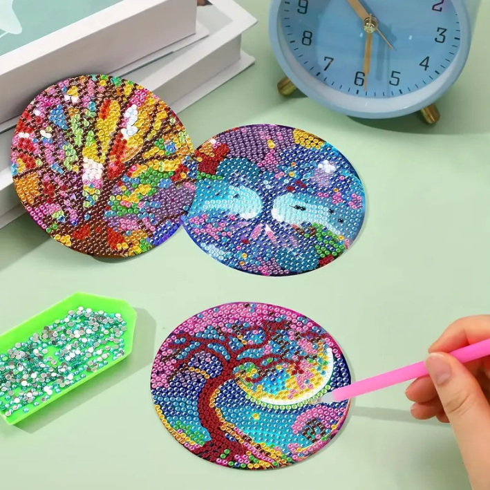 Cup Coaster Kit 8 Coasters Tree Of Life 1