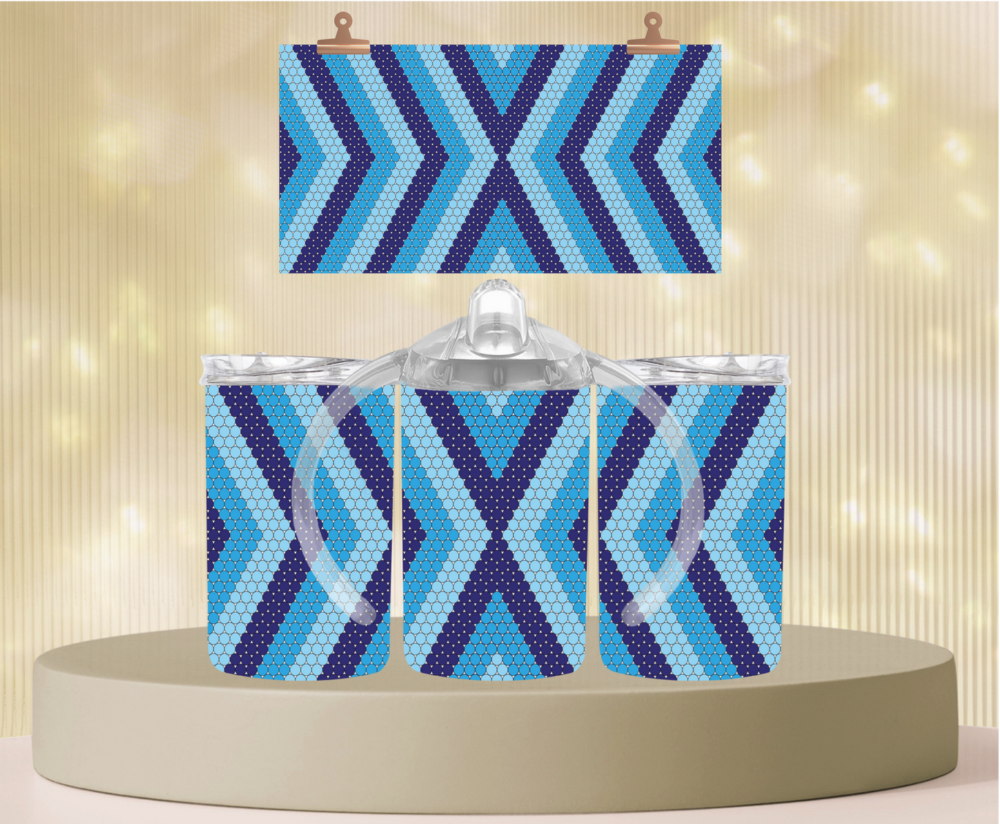 5009 Blue Diamond Design