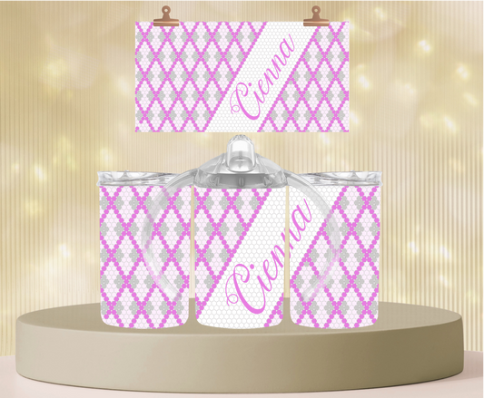 5014 Personalised Lucky Diamond Pink
