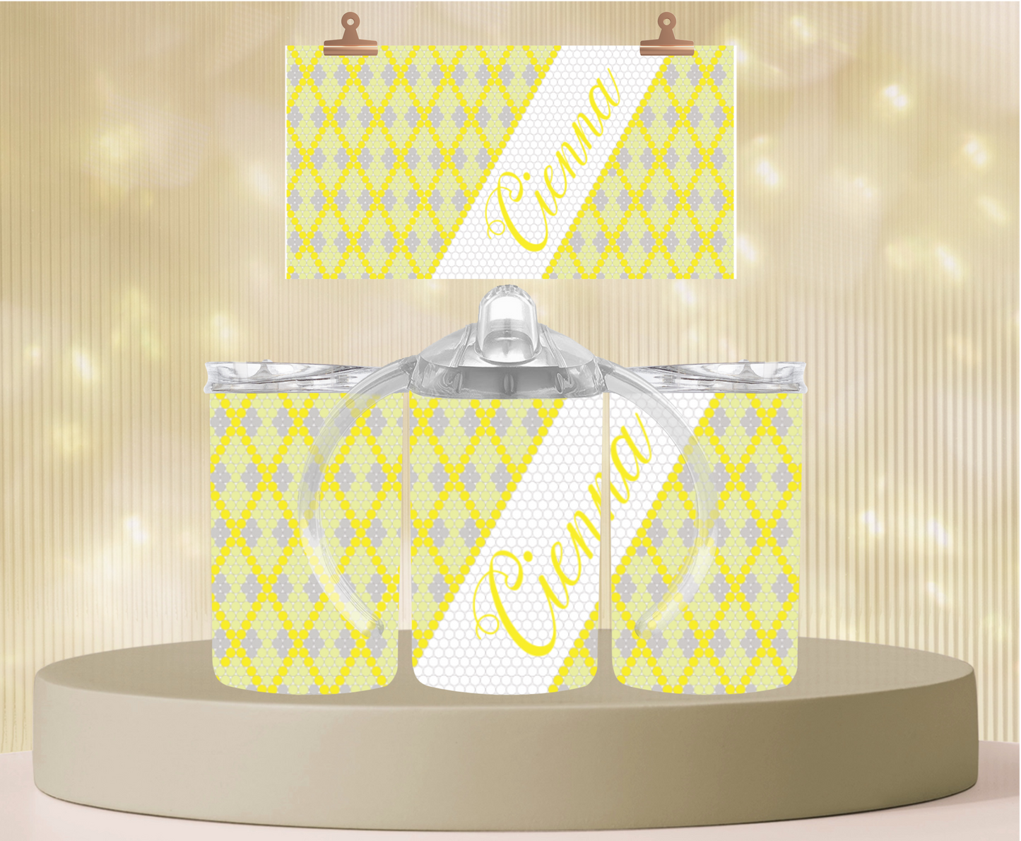 5015 Personalised Lucky Diamond Yellow
