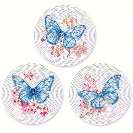 Place Mat Kit Set Of 3 Butterfly's