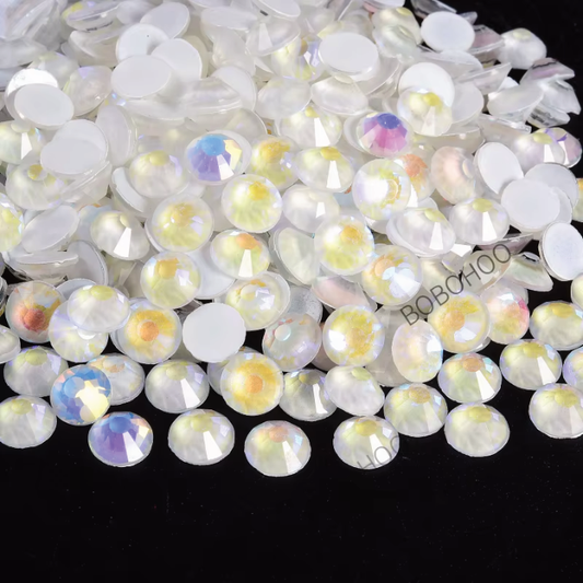 Glass Rhinestones Flat Back Non Hotfix SS16 Colour P106 Crystal Luminous, 4 Pack Sizes Available