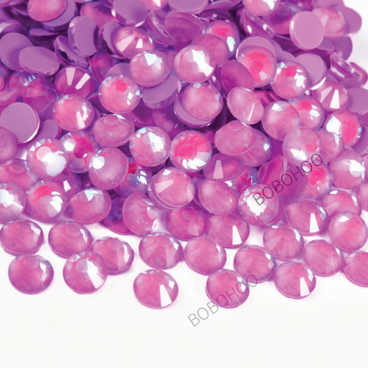 Glass Rhinestones Flat Back Non Hotfix SS16 Colour P108 Lt Amethyst Luminous, 4 Pack Sizes Available