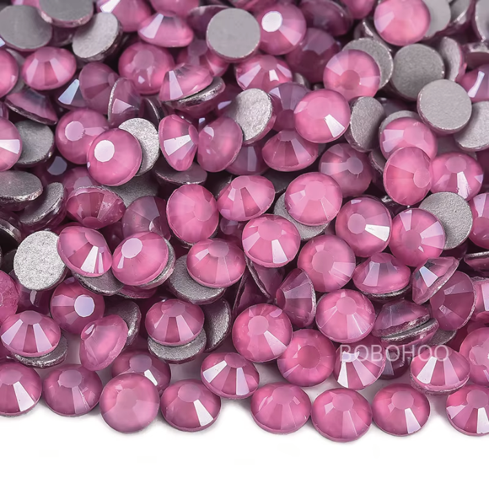 Glass Rhinestones Flat Back Non Hotfix SS16 Colour P124 Rose Mocha, 4 Pack Sizes Available