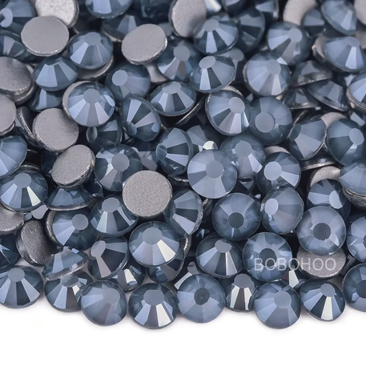 Glass Rhinestones Flat Back Non Hotfix SS16 Colour P126 Lt Grey Mocha, 4 Pack Sizes Available
