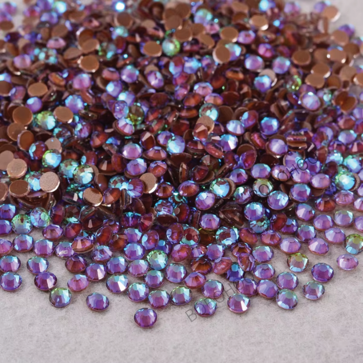 Glass Rhinestones Flat Back Non Hotfix SS16 Colour P134 Coffee Luminous, 4 Pack Sizes Available
