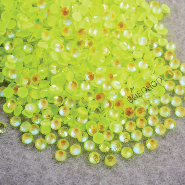 Glass Rhinestones Flat Back Non Hotfix SS16 Colour P136 Citrine Luminous, 4 Pack Sizes Available