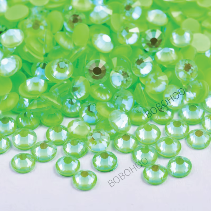 Glass Rhinestones Flat Back Non Hotfix SS16 Colour P163 Turquoise Luminous, 4 Pack Sizes Available