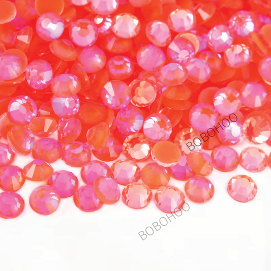 Glass Rhinestones Flat Back Non Hotfix SS16 Colour P165 Hyacinth Luminous, 4 Pack Sizes Available