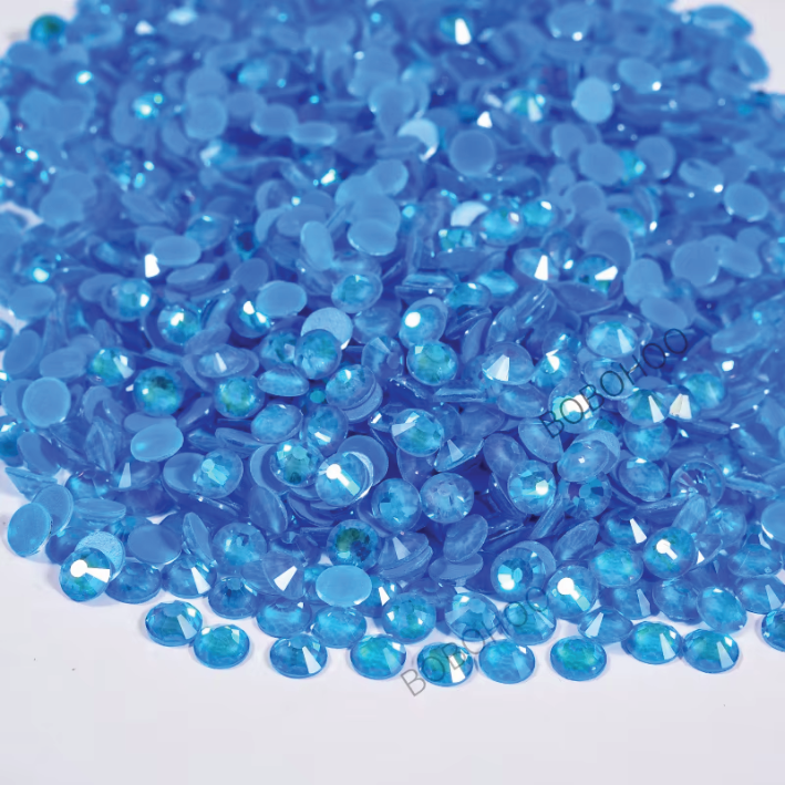 Glass Rhinestones Flat Back Non Hotfix SS16 Colour P166 Sapphire Luminous, 4 Pack Sizes Available