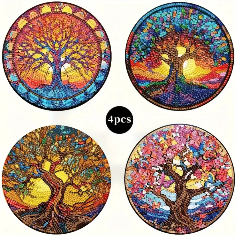 Place Mat Kit 4 Tree Of Life Design