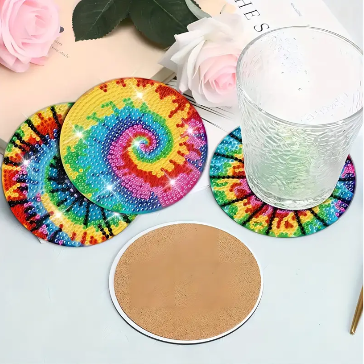 Cup Coaster Kit 8 Coasters Swirls