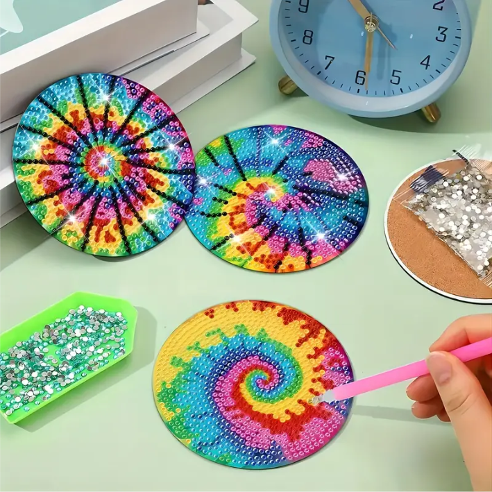 Cup Coaster Kit 8 Coasters Swirls