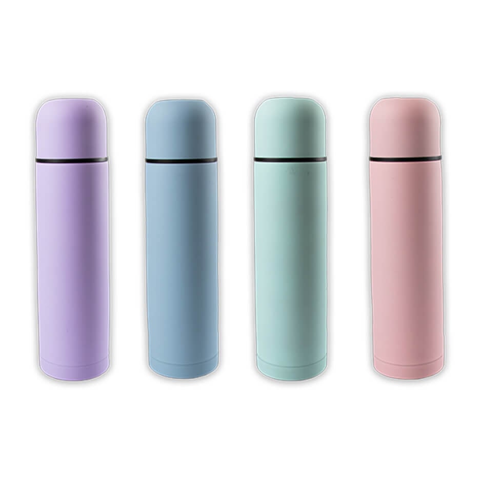 Wholesale Pastel Soft Touch Travel Flask 550ml