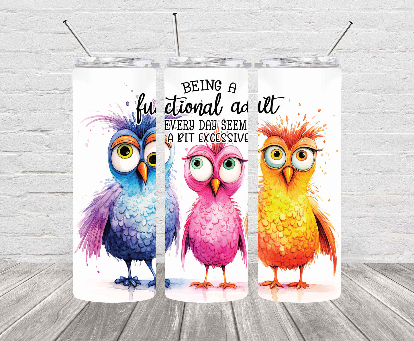 Funny Quotes Pre Sublimated 20oz Tumbler FQ00